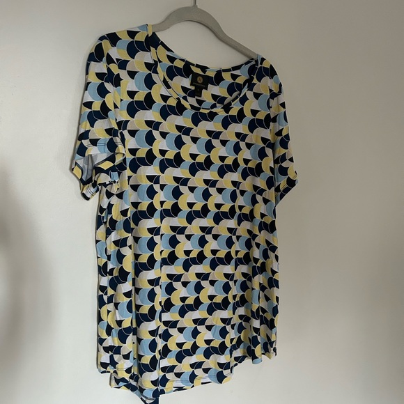 NWT (2) JM Collection 0X Short Sleeve Tops - Picture 2 of 7